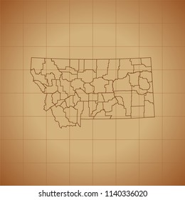 map of Montana