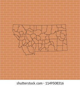 map of Montana