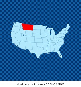 map of Montana