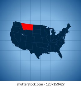 map of Montana