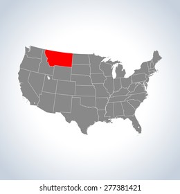 map of Montana