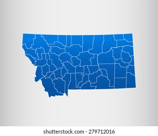 map of Montana