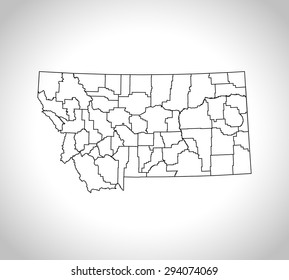 map of Montana