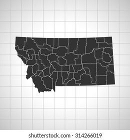 map of Montana