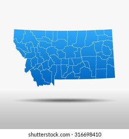 map of Montana