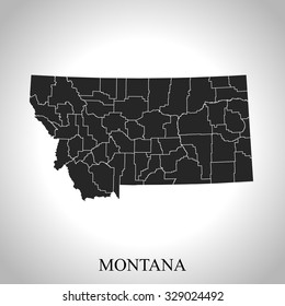 map of Montana