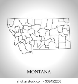 map of Montana