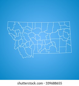 map of Montana