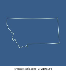 map of Montana