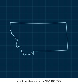 map of Montana