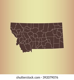 map of Montana