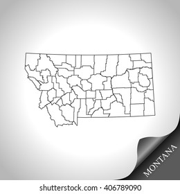 map of Montana