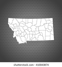 map of Montana