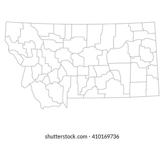 Map of Montana