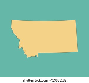 map of Montana