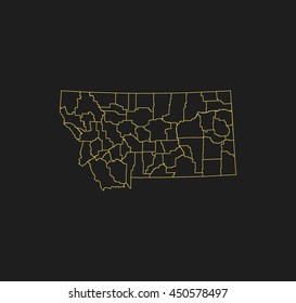map of Montana