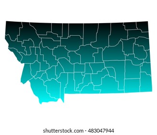 Map of Montana