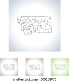 map of Montana