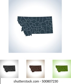 map of Montana