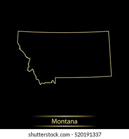 map of Montana