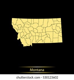 map of Montana