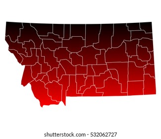 Map of Montana