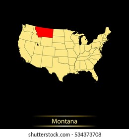 map of Montana