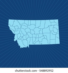 map of Montana