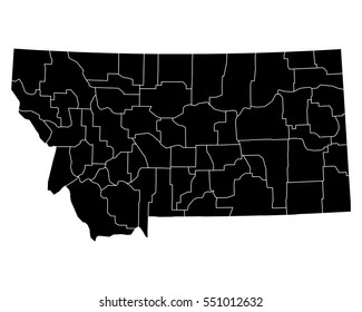 Map of Montana