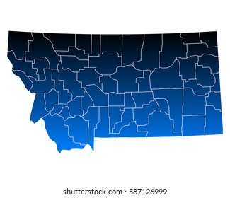 Map of Montana