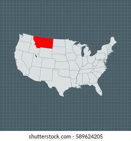 map of Montana