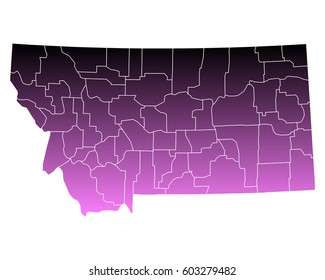 Map of Montana