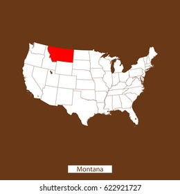 map of Montana