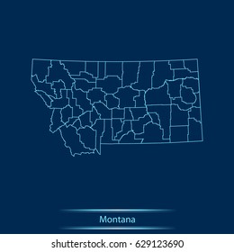 map of Montana