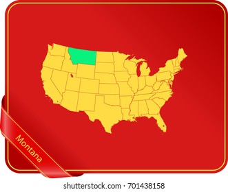 map of Montana