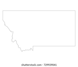 Map of Montana