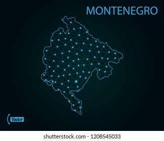 Map of Montenegro