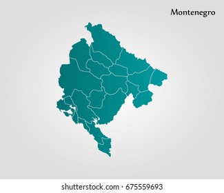 Map of Montenegro