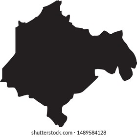Map of Morgan County in the state of Kentucky