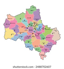 map of the Moscow region