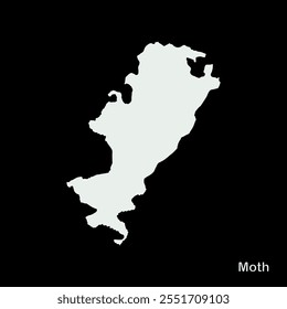 Map of Moth Block, Jhansi District, Uttar Pradesh State, Republic of India, Government of  Uttar Pradesh, Indian territory, Eastern India, politics, village, tourism