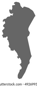 Map - Moyen-Comoe (Ivory Coast)