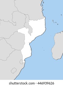 Map - Mozambique