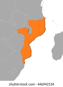 Map - Mozambique