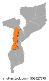 Map - Mozambique, Manica