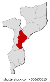 Map - Mozambique, Sofala