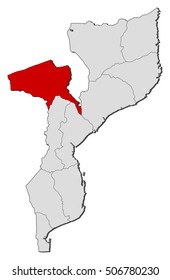 Map - Mozambique, Tete