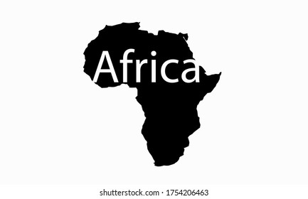 Map of the multi-ethnic African continent