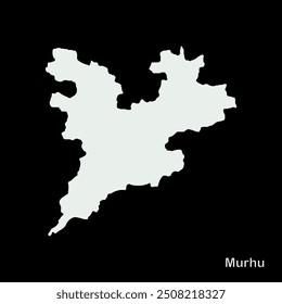 Mapa de Murhu Block, Distrito de Khunti, estado de Jharkhand, República de la India, Gobierno de Jharkhand, territorio indio, India oriental, política, aldea, turismo