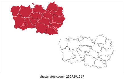 Mapa de Distrito de Muzaffarpur, Distrito de Muzaffarpur, Estado de Bihar, República da Índia, Governo de Bihar, Território indiano, Índia Oriental, política, aldeia, turismo